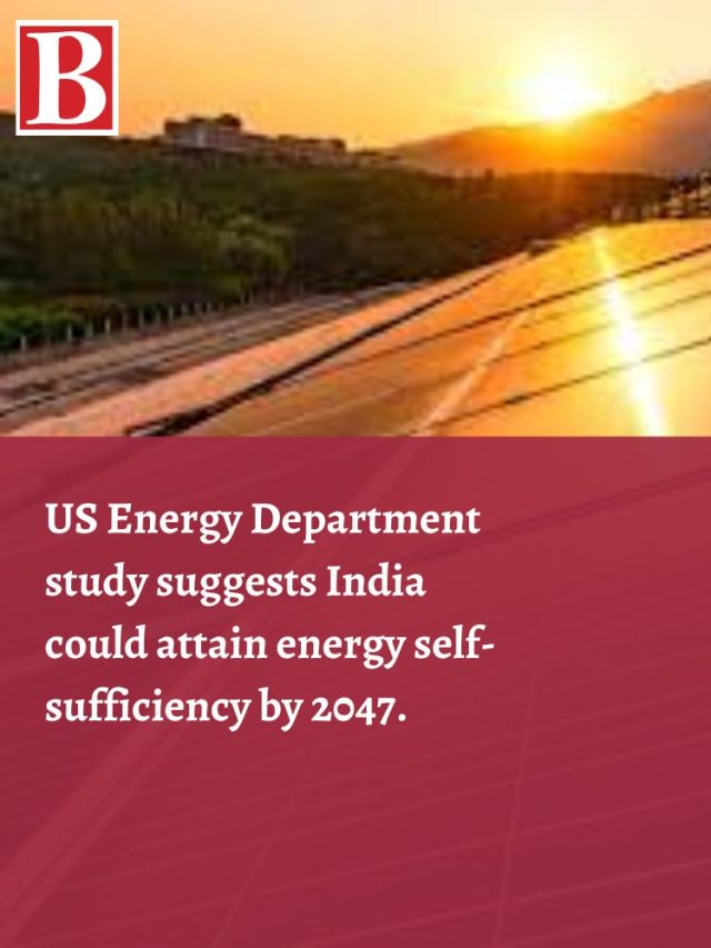 US Energy Department Study Suggests India Could Attain Energy Self