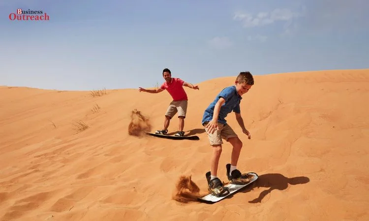 Sandboarding in Dubai