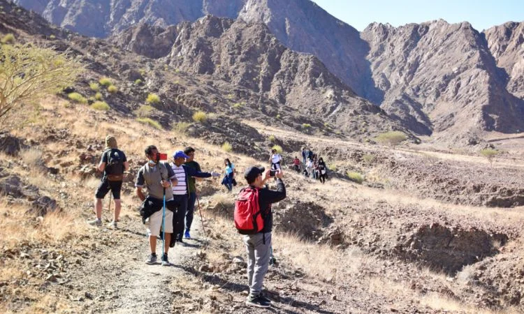 Hiking in the Hatta Mountains