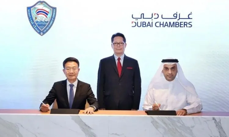 Dubai Chambers and Thai Chamber of Commerce Sign