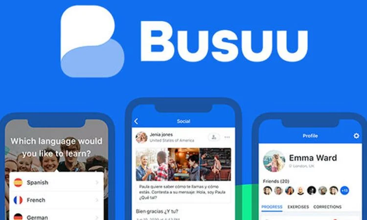 busuu- one of the language learning apps