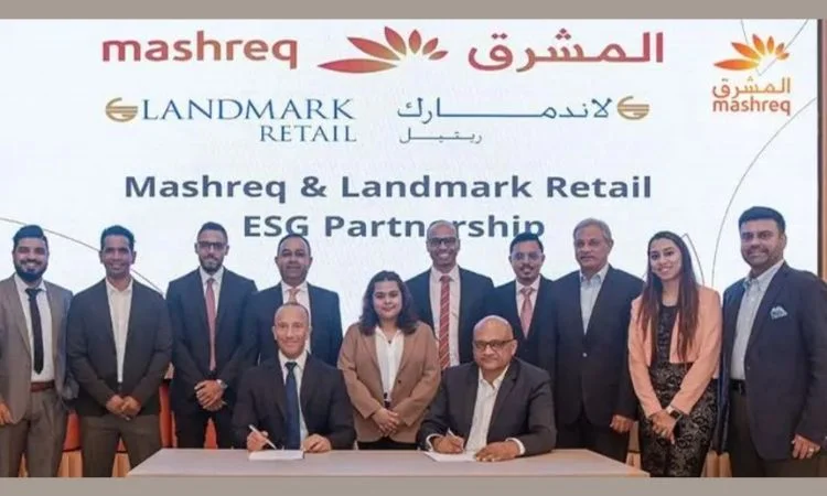 mashreq and landmark retail partner