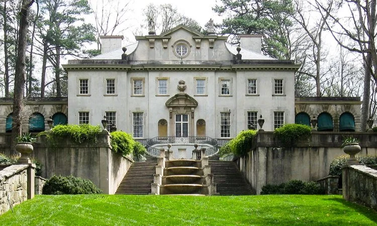 the swan house at the atlanta history centre, atlanta