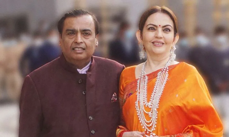 nita ambani with mukesh ambani