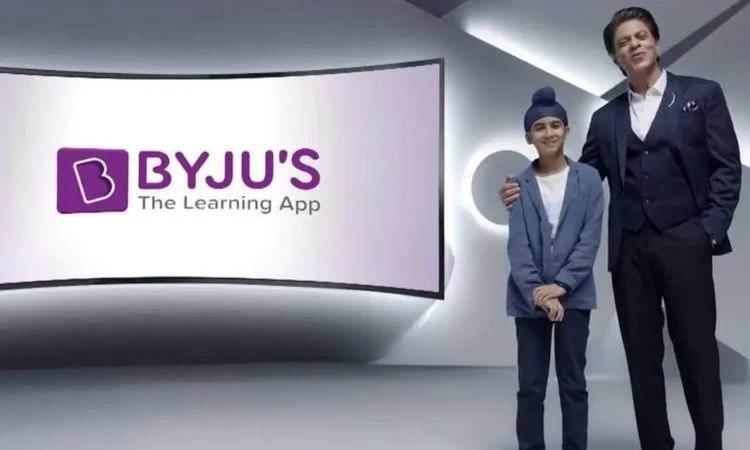 shah rukh khan byju's ad