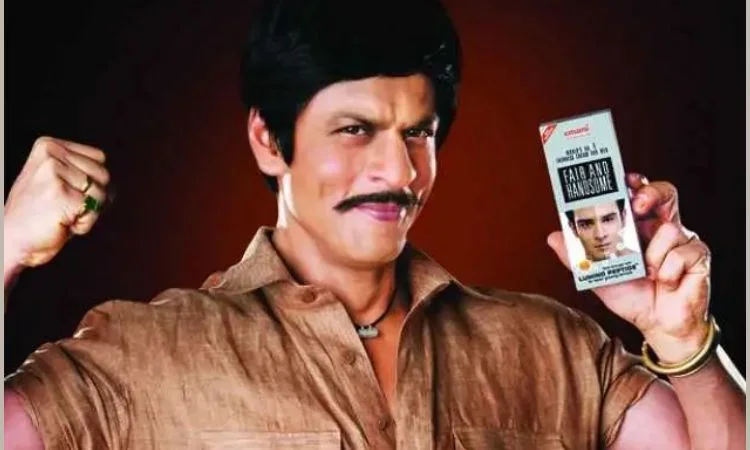 shah rukh khan fair and handsome's ad