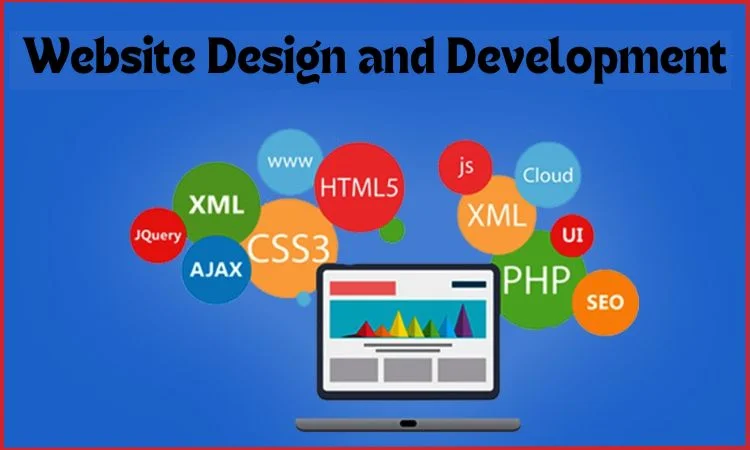 website design and development -one of the ways earn money with a laptop